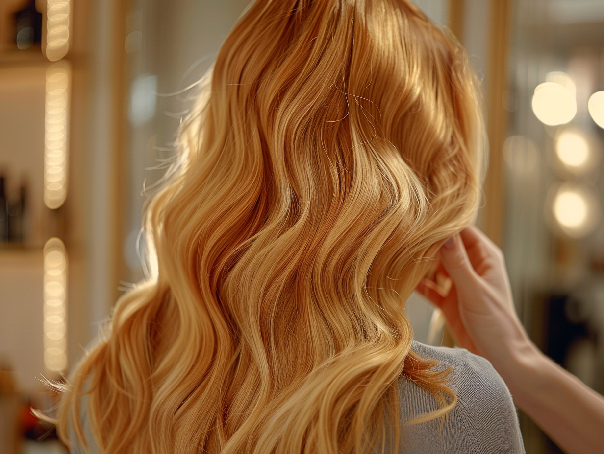 balayage blond cendré