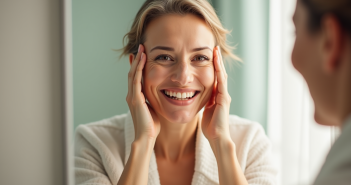 Rides : massage du visage pour les estomper naturellement