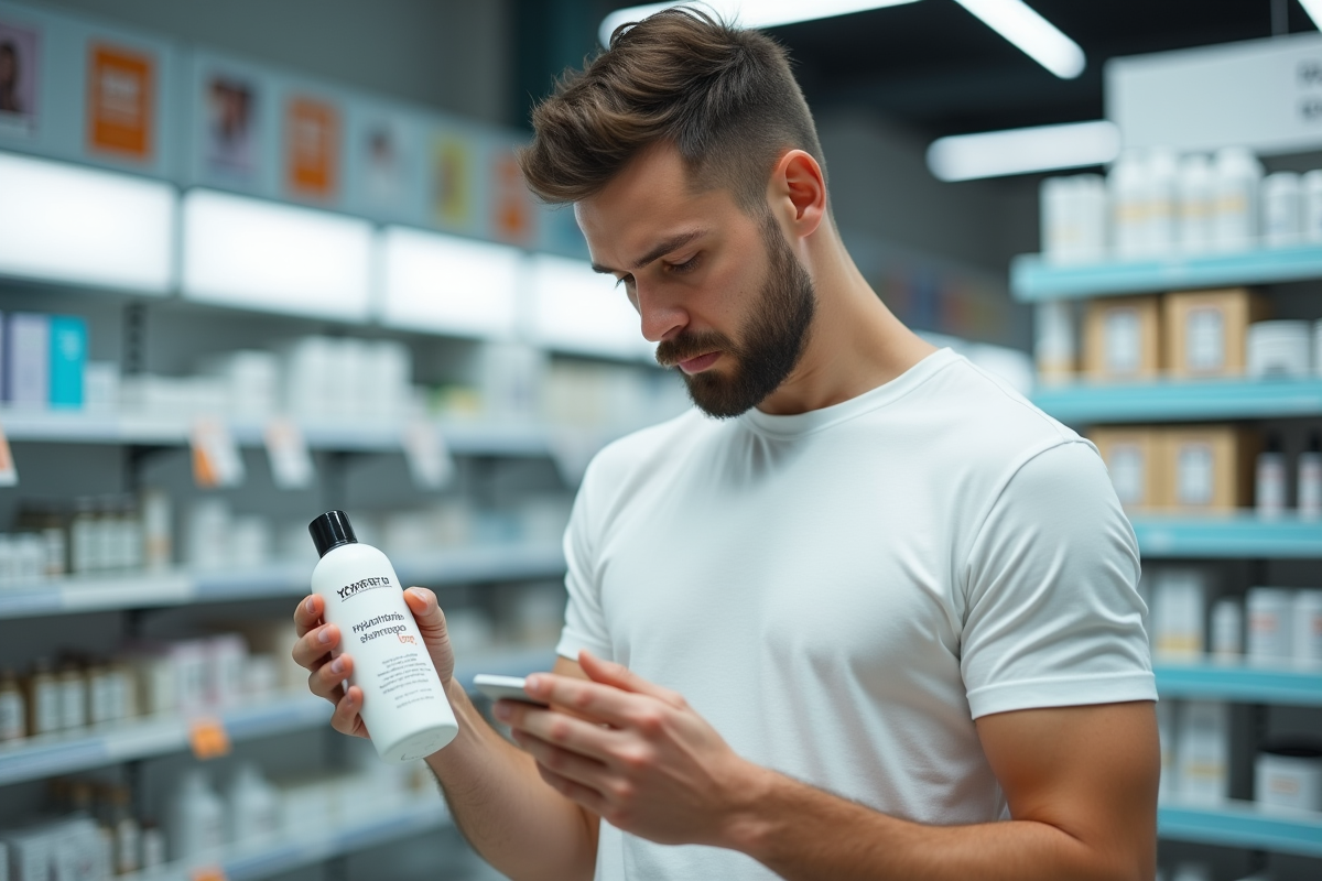 Jeune homme lisant l